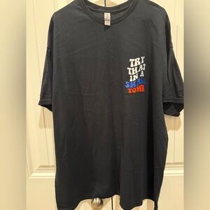 Black Graphic T-Shirt-XXL-NWOT